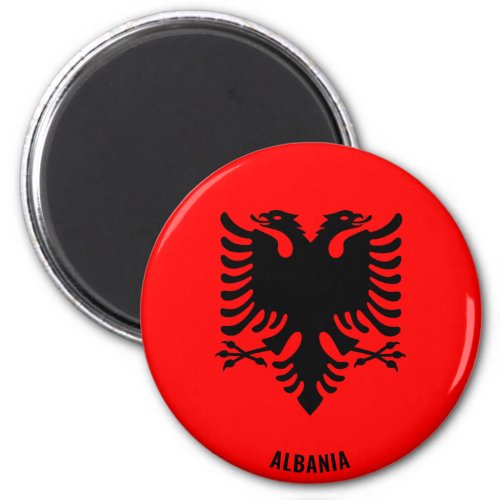 Albania Flag Charming Patriotic Magnet