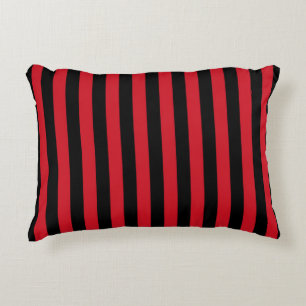 Albania flag colors stripes country symbol pattern accent pillow