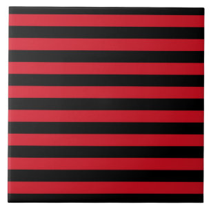 Albania flag colors stripes country symbol pattern ceramic tile