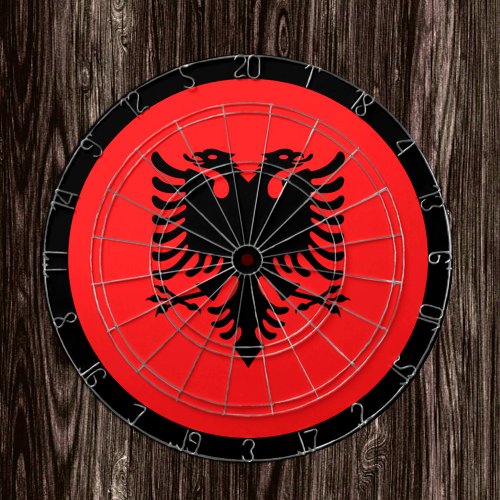 Albania Flag Dartboard  Albanian  game board