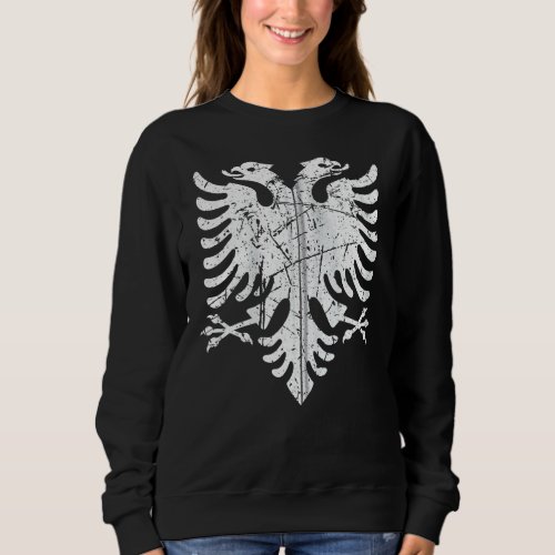 Albania Flag Eagle Albanian Kosovo Design Sweatshirt