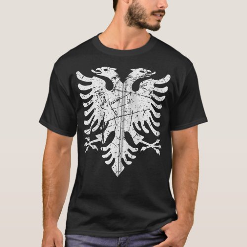 Albania Flag Eagle Albanian Kosovo Design Zip Hood T_Shirt