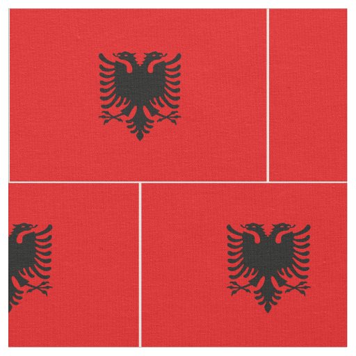 Albania Flag Fabric