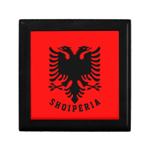 Albania flag gift box