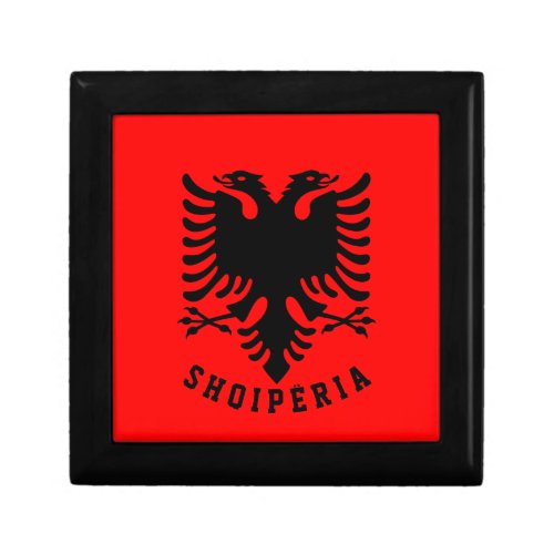 Albania flag gift box