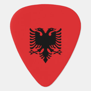 Albania Flag Guitar Pick