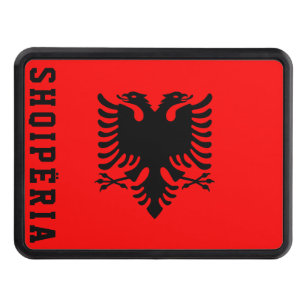 Albania Flag Hitch Cover