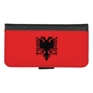 Albania Flag iPhone 8/7 Wallet Case