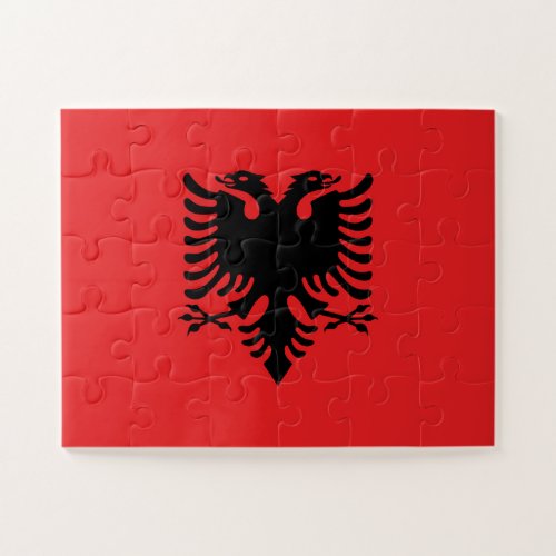 Albania Flag Jigsaw Puzzle