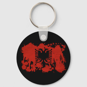 Albania Flag Keychain