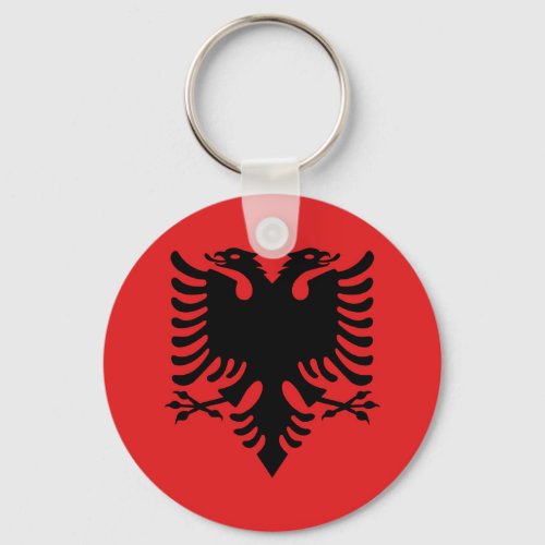 Albania Flag Keychain