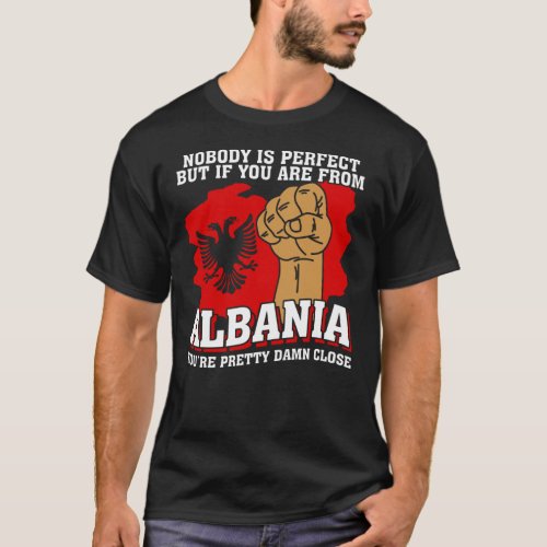 Albania Flag Kosovo Albanian Albanians T_Shirt
