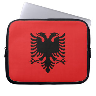 Albania Flag Laptop Sleeve