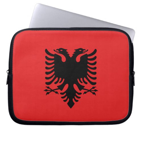 Albania Flag Laptop Sleeve