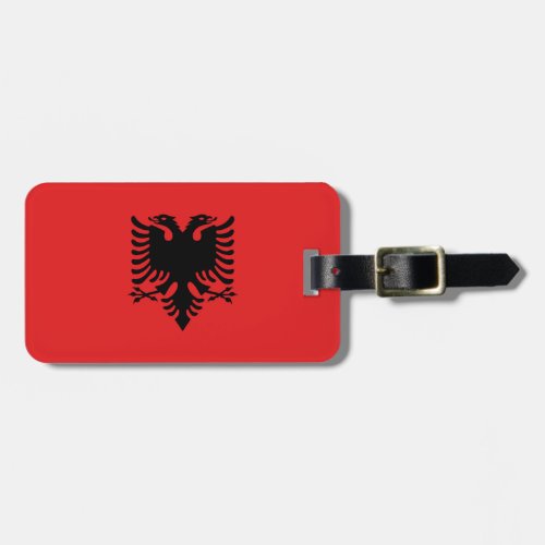 Albania Flag Luggage Tag