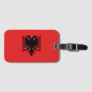 Albania Flag Luggage Tag