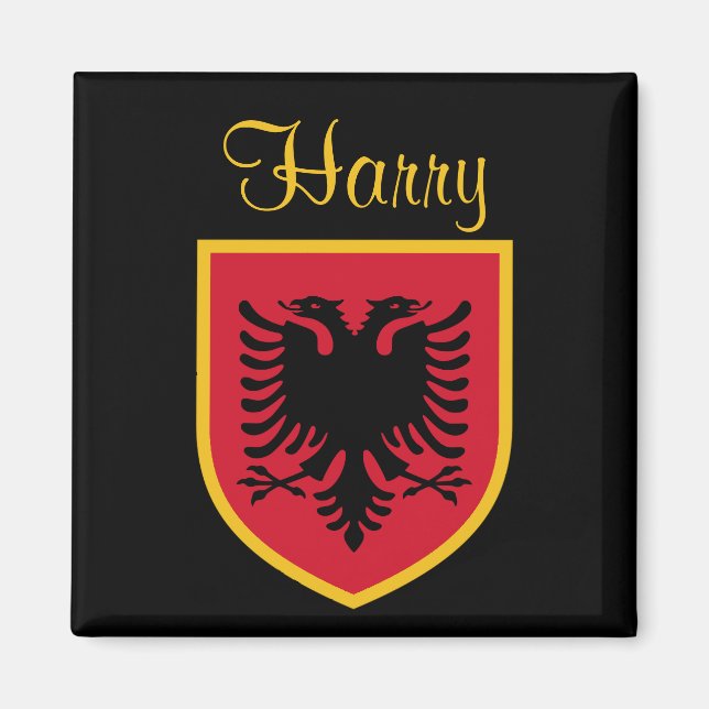 Albania Flag Magnet (Front)