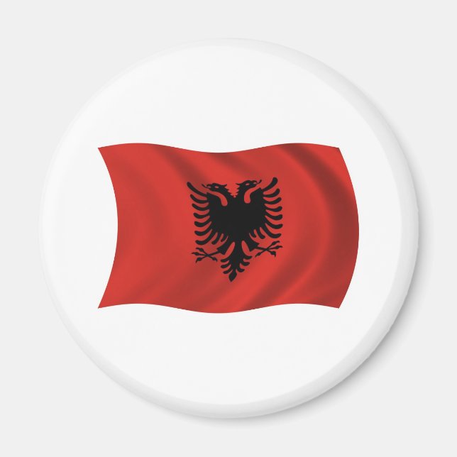 Albania Flag Magnet (Front)