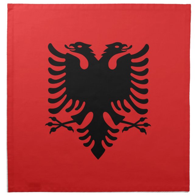 Albania Flag MoJo Napkin (Front)