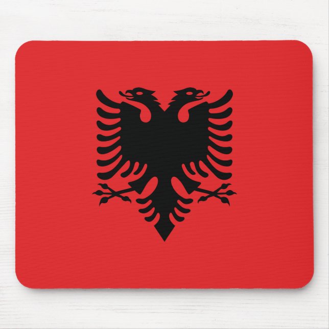 Albania Flag Mouse Pad (Front)