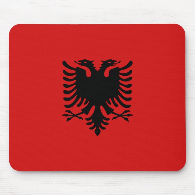 Albania Flag Mousepad (Front)