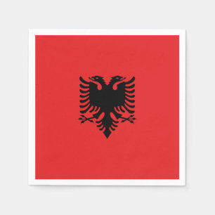 Albania Flag Napkins