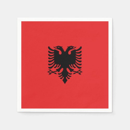 Albania Flag Napkins