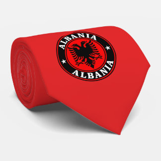 Albania Flag Neck Tie, Stylish Albanian Flag Tie. Tie