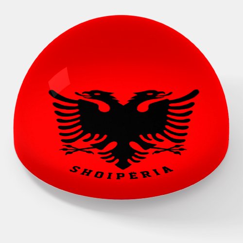 Albania Flag Paperweight