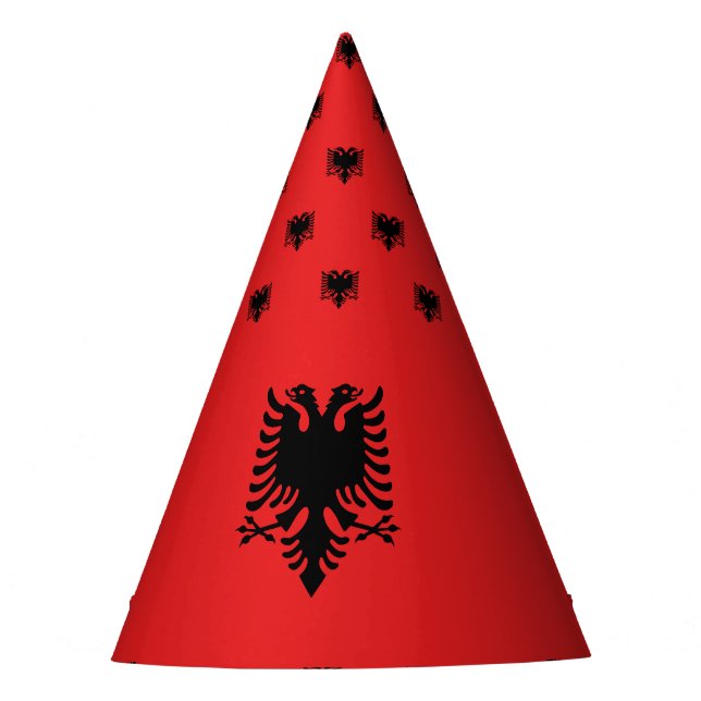 Albania Flag Party Hat (Front)