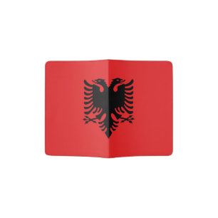 Albania Flag Passport Holder