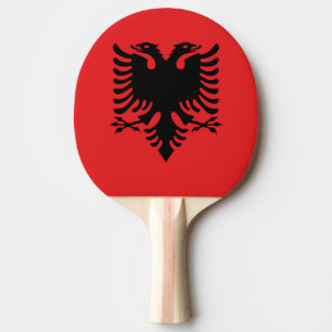 Albania Flag Ping Pong Paddle
