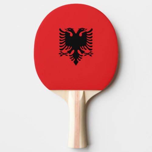 Albania Flag Ping Pong Paddle