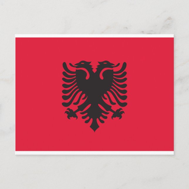 Albania Flag Postcard (Front)