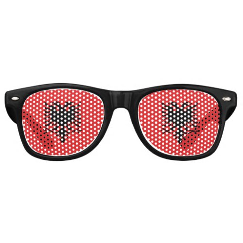 Albania Flag Retro Sunglasses