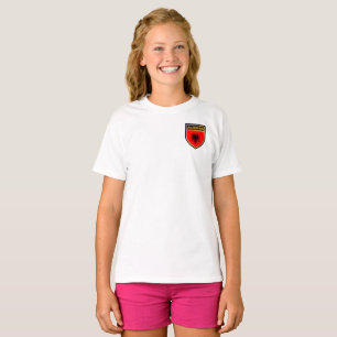 Albania Flag Shield T-Shirt
