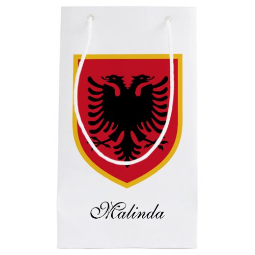 Albania Flag Small Gift Bag
