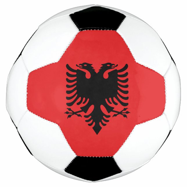 Albania Flag Soccer Ball (Front)
