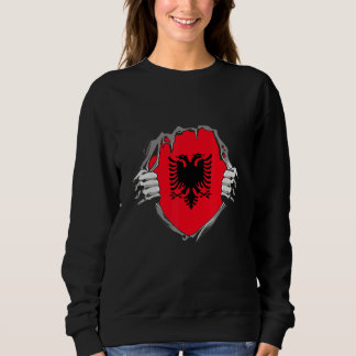 Albania flag sweatshirt