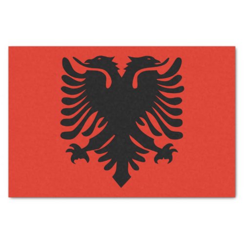 albania flag tissue paper