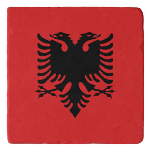 Albania Flag Trivet