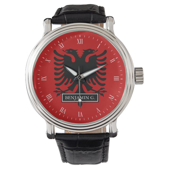 Albania Flag Watch (Front)
