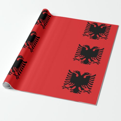 Albania Flag Wrapping Paper
