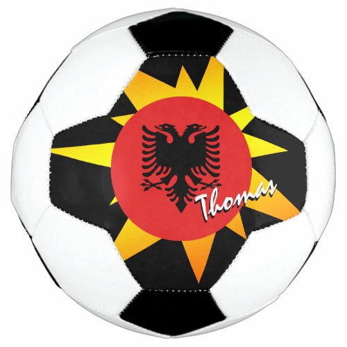 Albania Football  Albanian Flag  BANG Soccer Ball