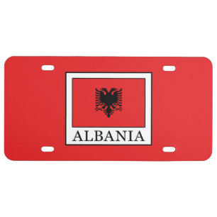 Albania License Plate