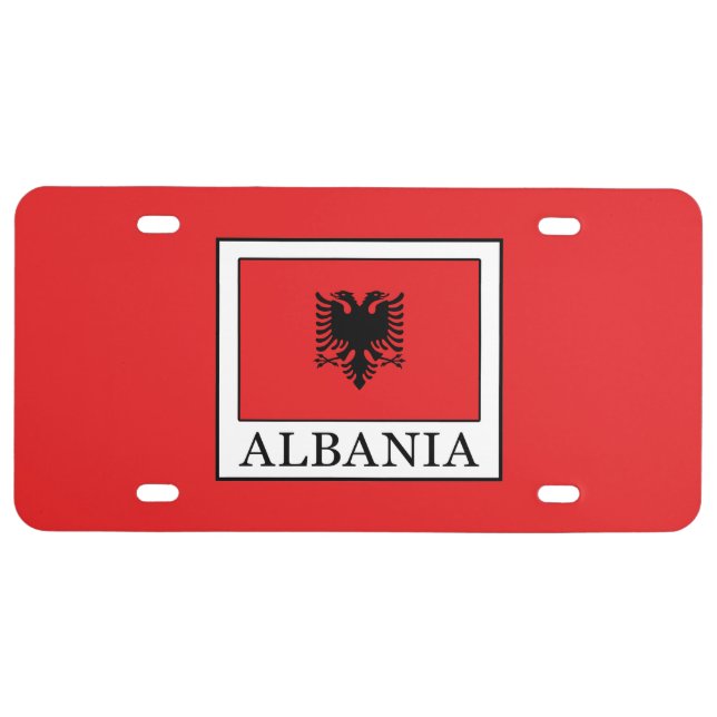 Albania License Plate (Front)
