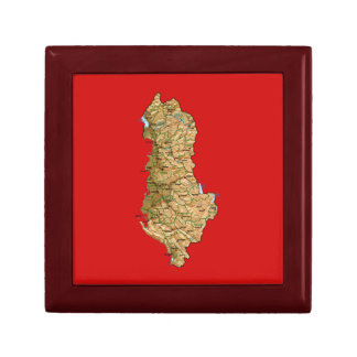 Albania Map Gift Box