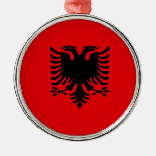 Albania Metal Ornament