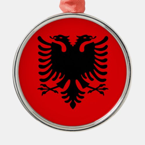 Albania Metal Ornament