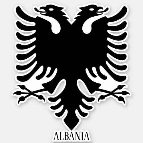 Albania National Coat Of Arms Patriotic Sticker